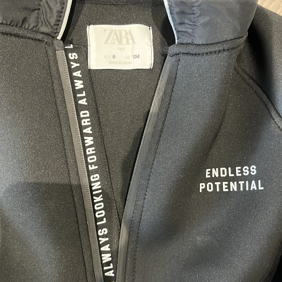 Zara Neoprene Style Athletic Jacket - Picture 2 of 4